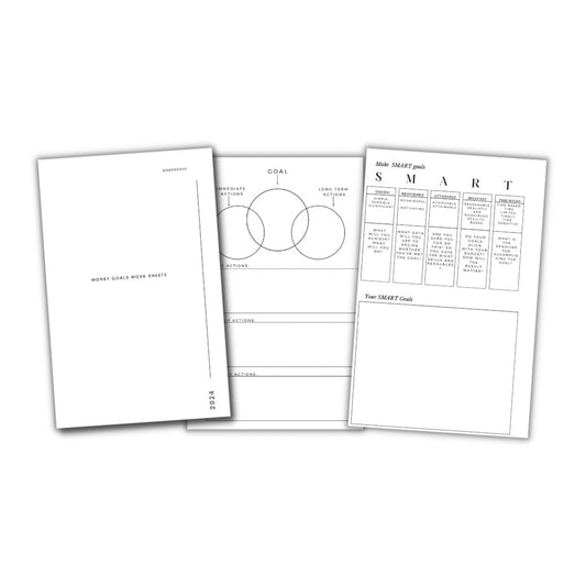 2024 GOAL WORKSHEETS (January Budget Box)