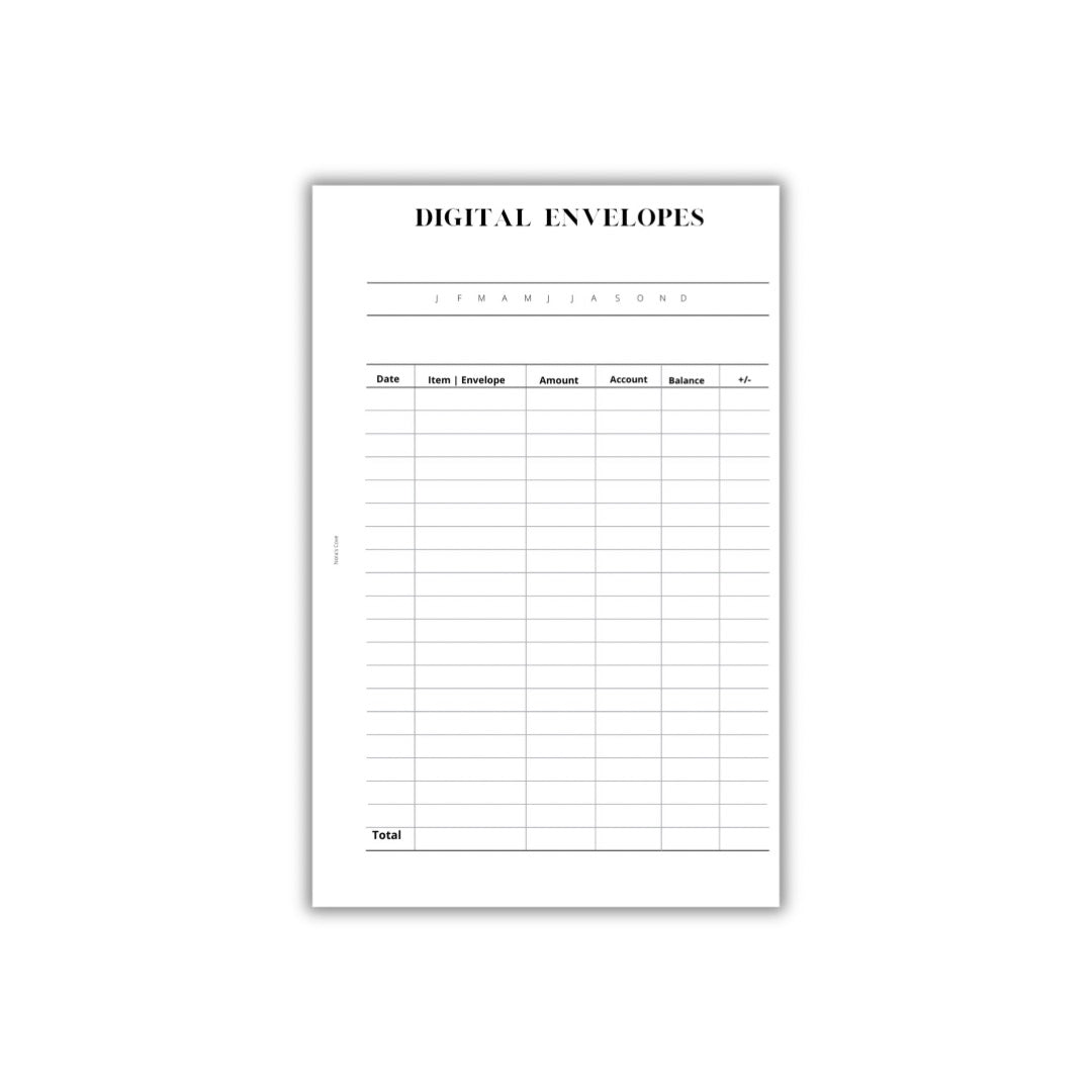 A5 DIGITAL ENVELOPES (Download)