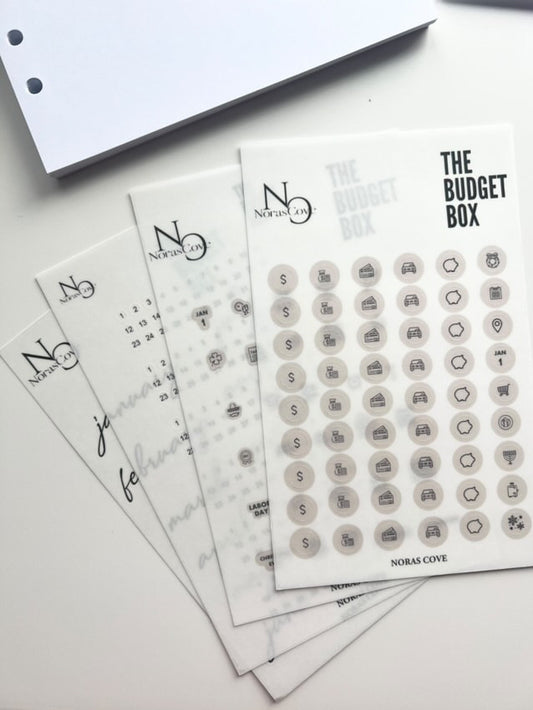 November 2024 Budget Box Stickers