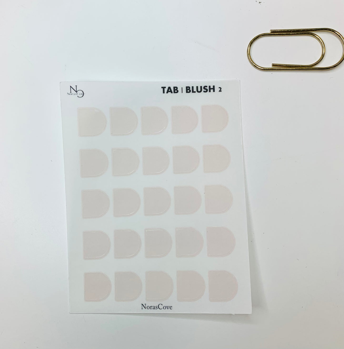 TAB SHAPE STICKERS