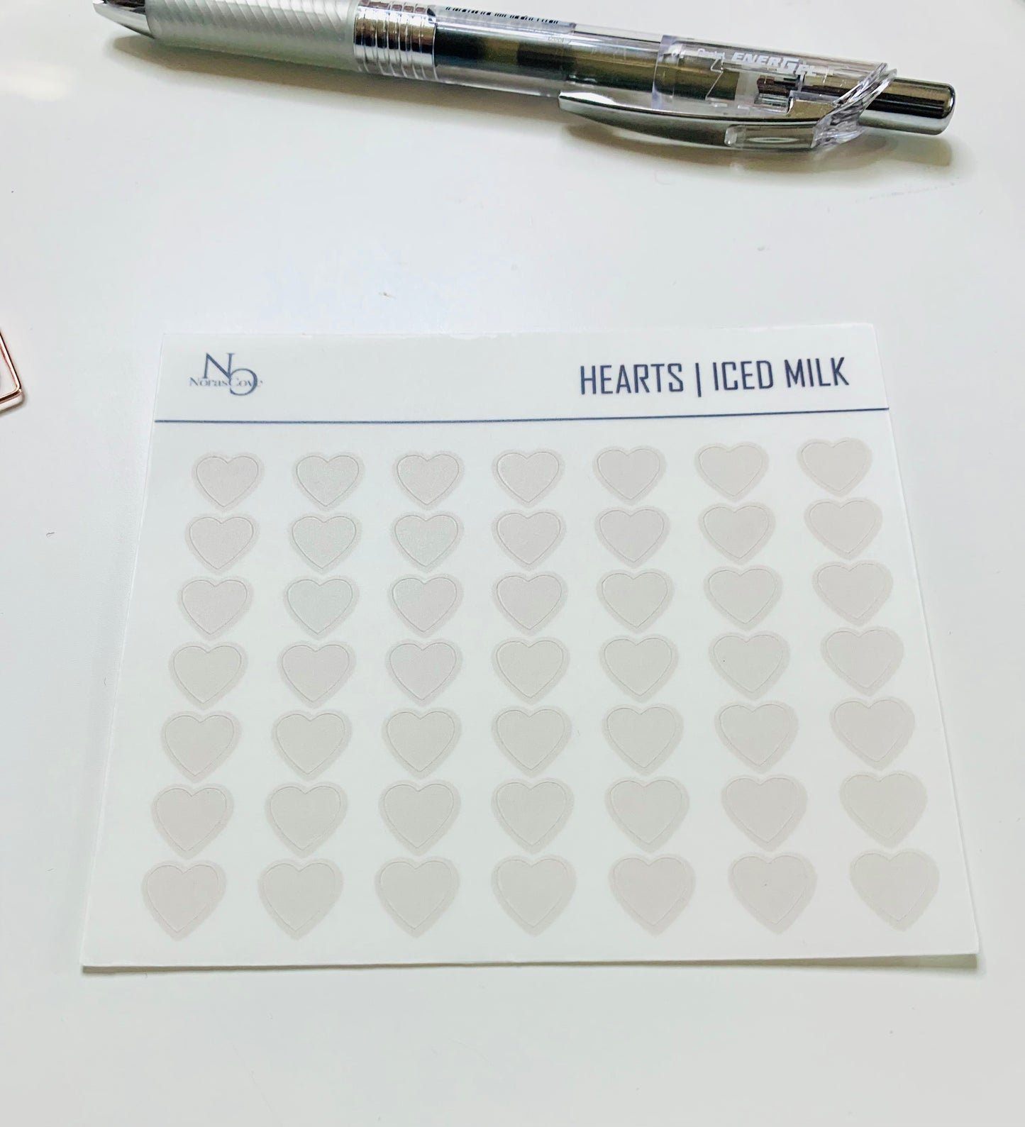 HEART SHAPE STICKERS