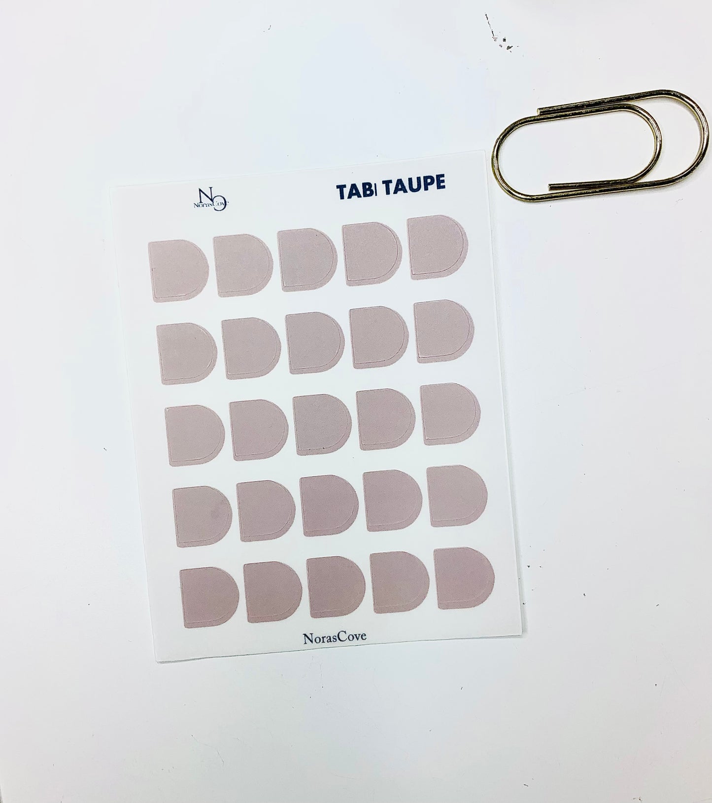 TAB SHAPE STICKERS