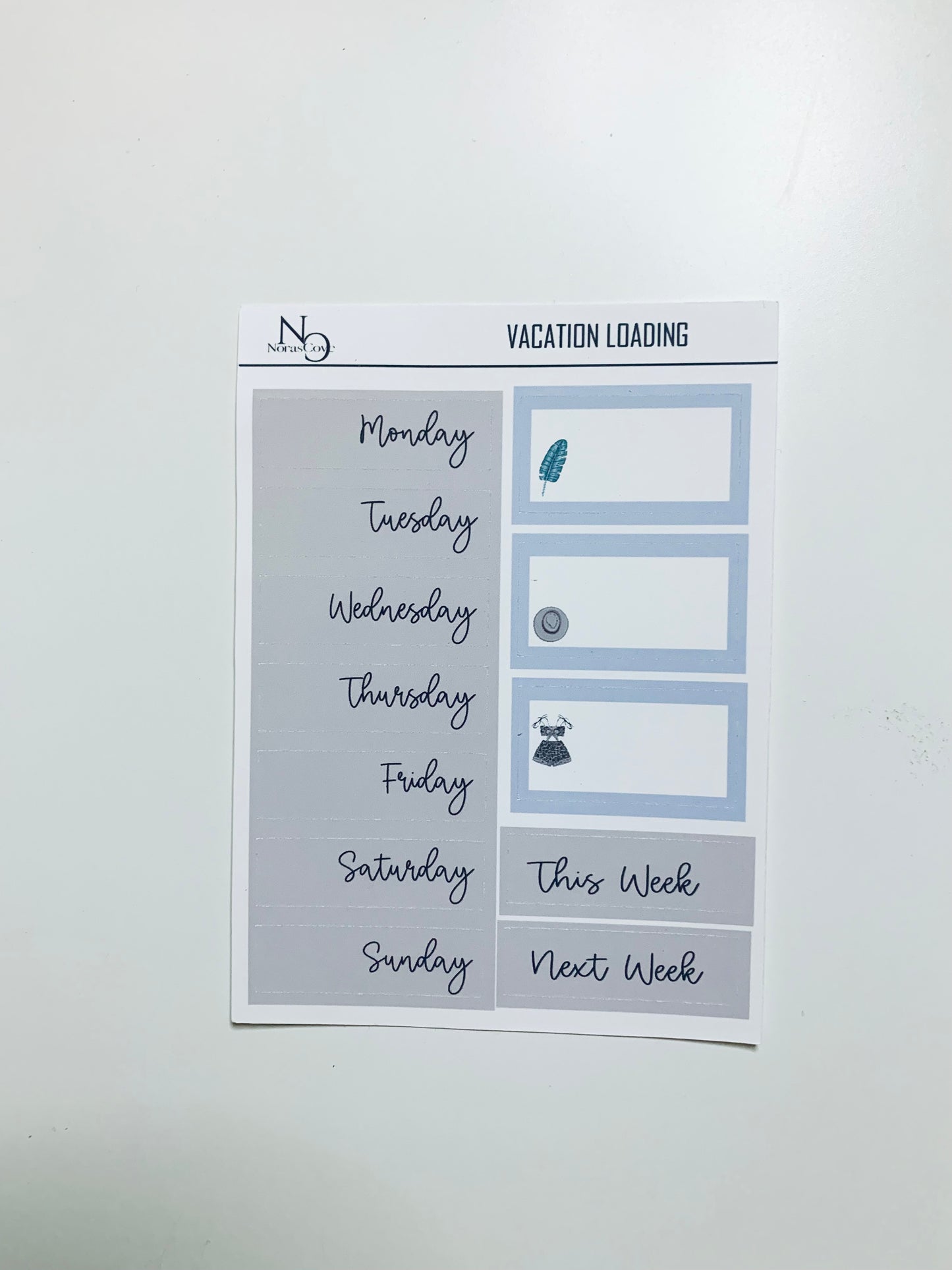 VACATION LOADING MINI STICKER KIT