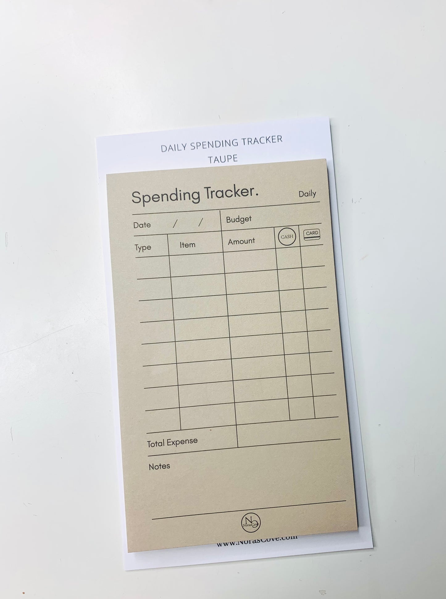 Daily Spending Tracker Sticky Notes