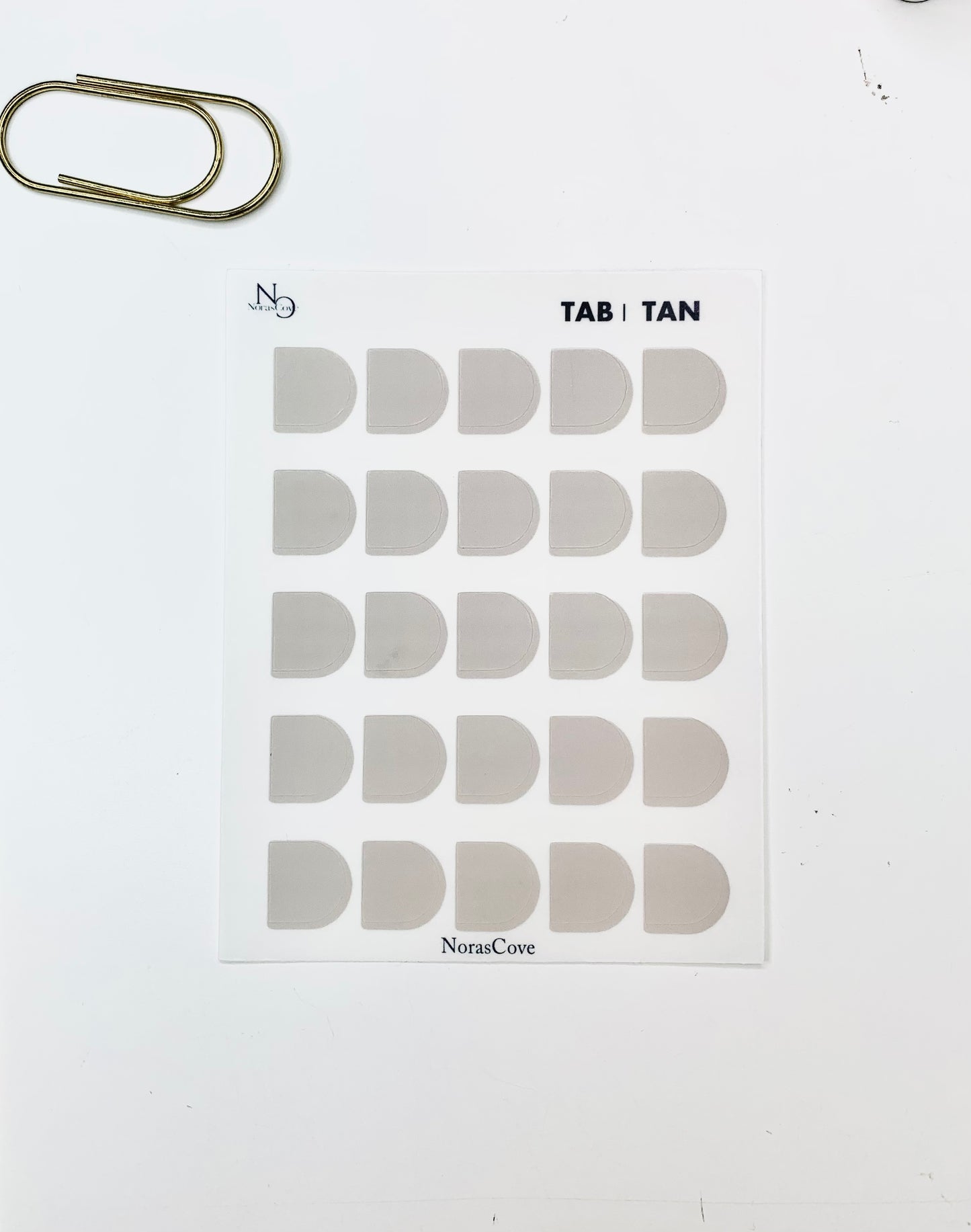 TAB SHAPE STICKERS