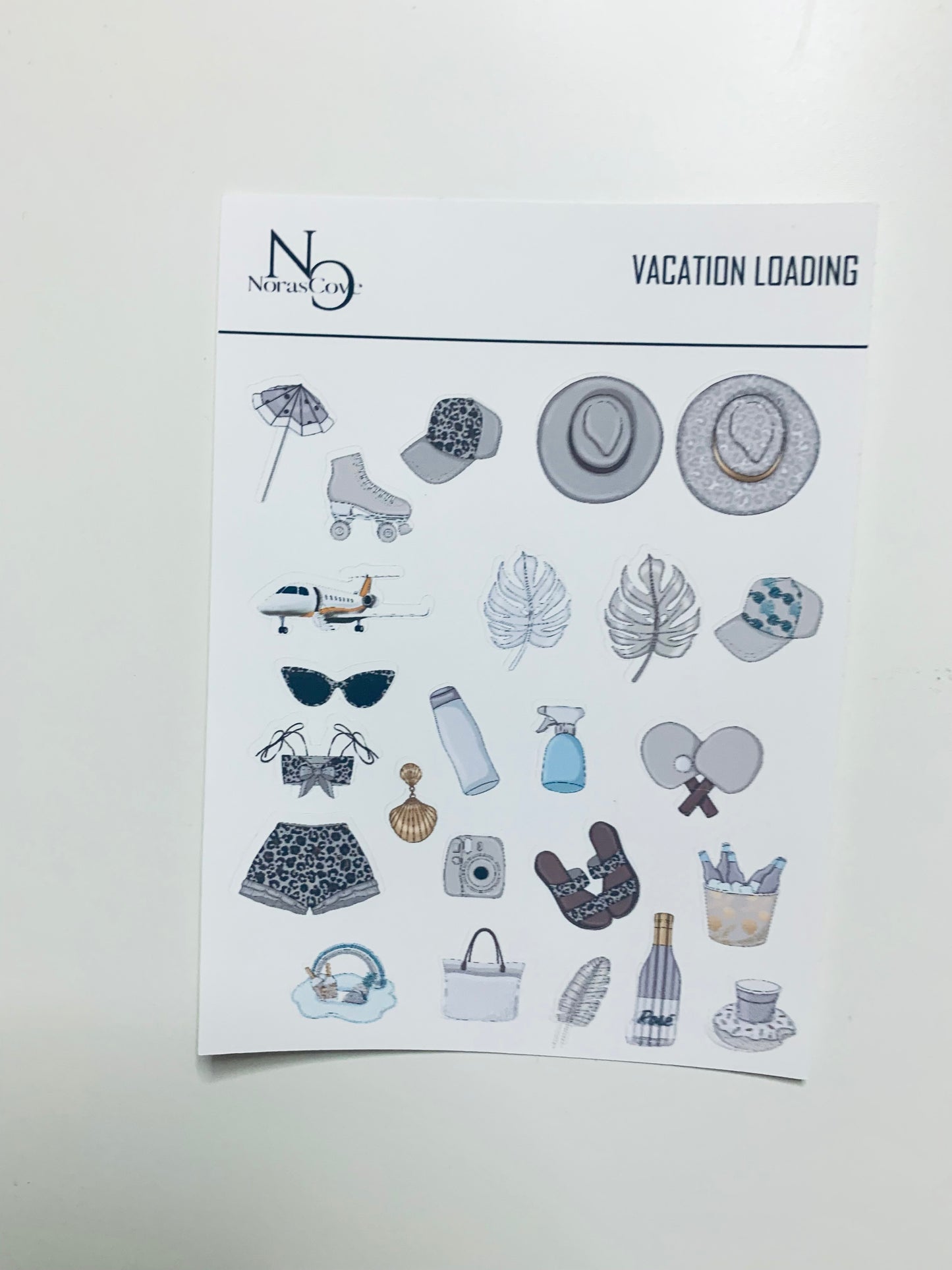 VACATION LOADING MINI STICKER KIT